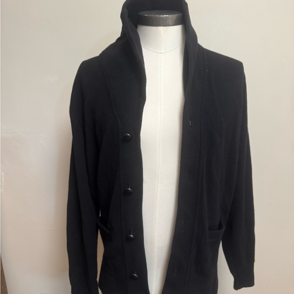 J. Crew Classic Black Knit Sweater